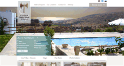 Desktop Screenshot of cretanvillas.gr